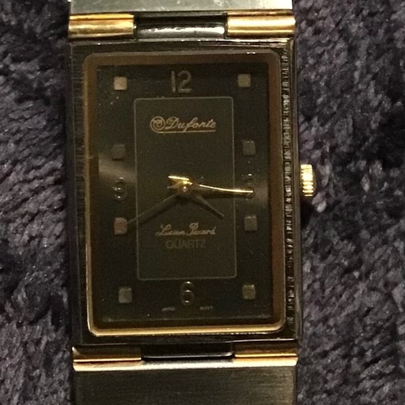 DUFONTE by LUCIEN PICCARD TANK STYLE WATCH - Picture 1 of 4